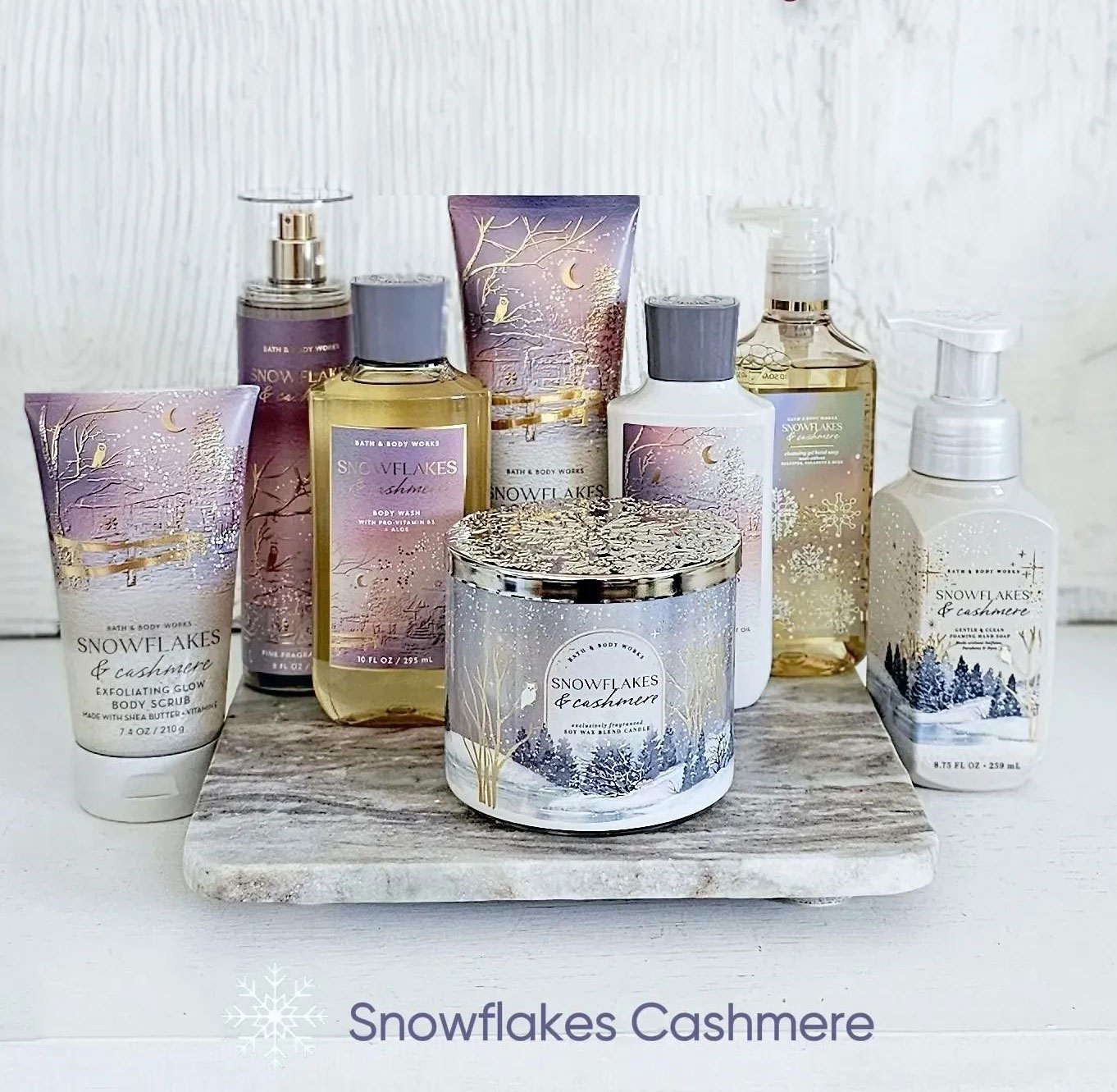 Bath and Body Works Snowflakes & Cashmere Body Cream